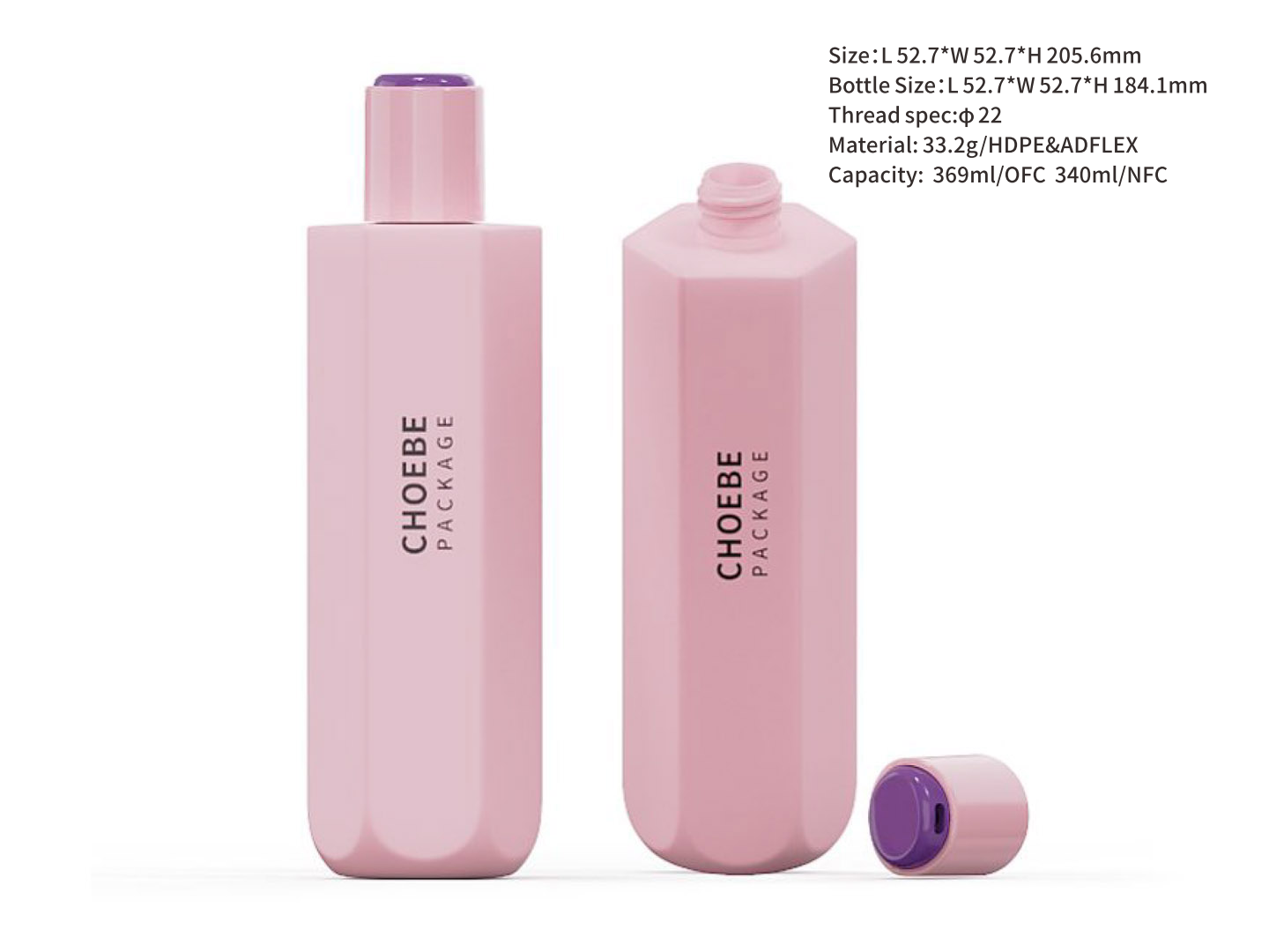 skin care bottles