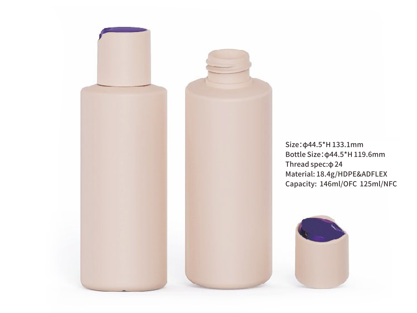 round plastic bottles