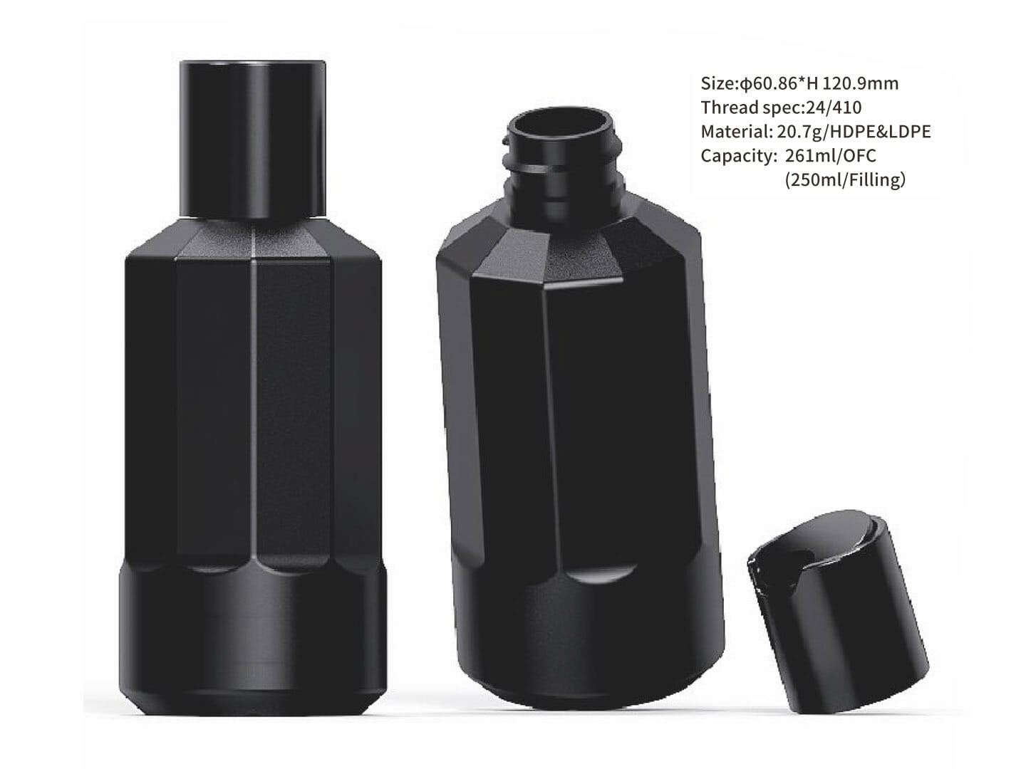 cosmetics packaging bottles