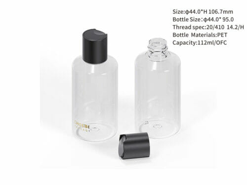 clear plastic bottles