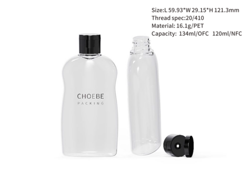 clear plastic bottles