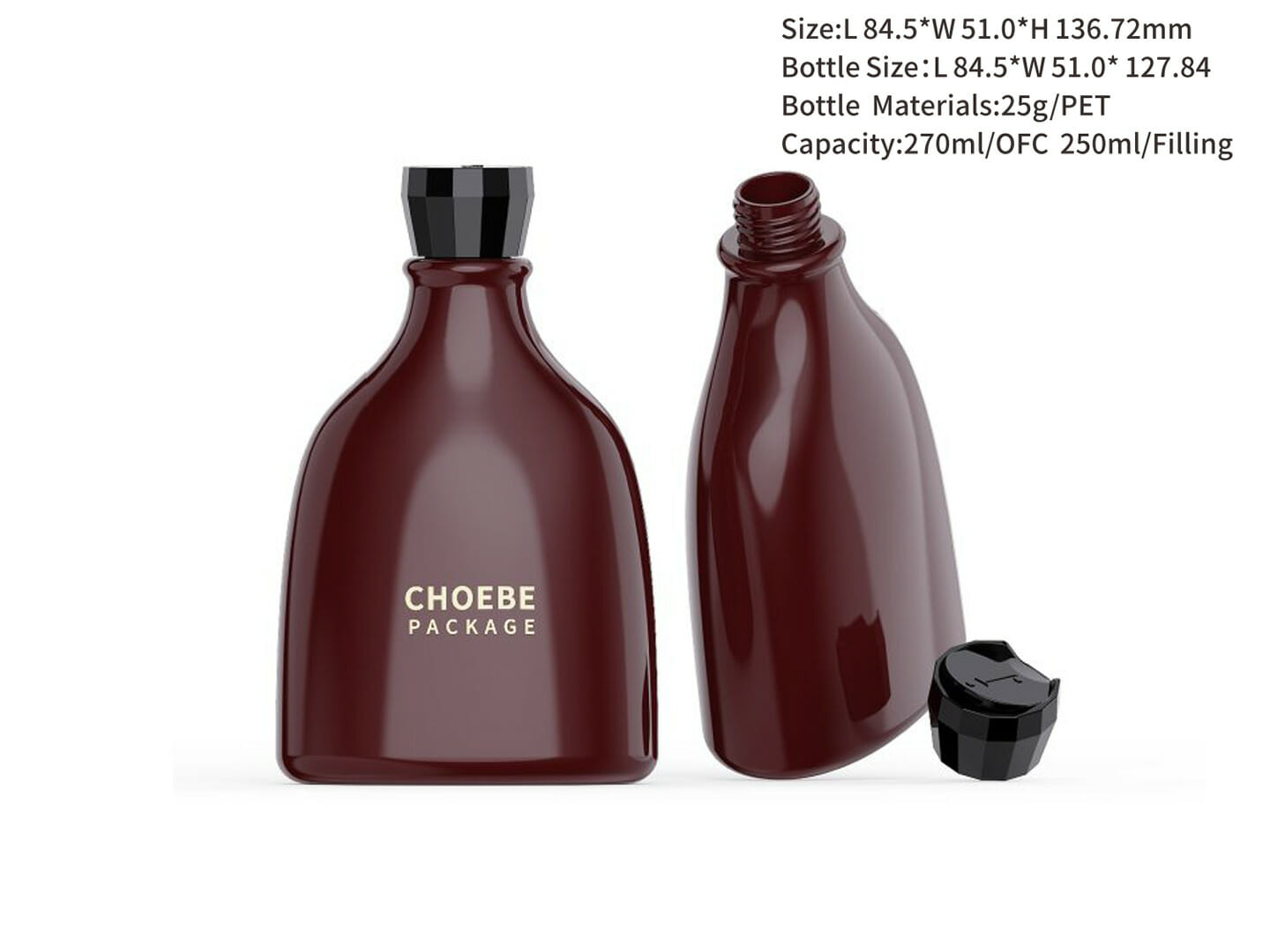 oval plastic bottles