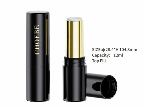 Lipstick Tube OEM Packaging | Flat-Top | Gold/Black/White