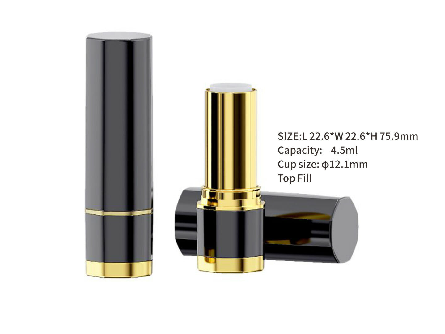 Packaging | Flat-Top | Gold/Black/White