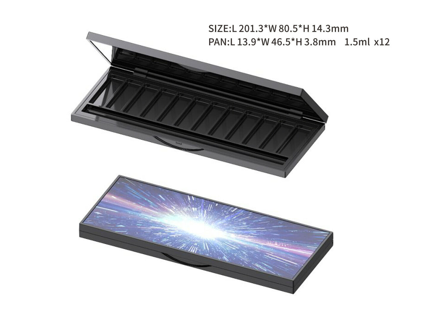 blank makeup palette