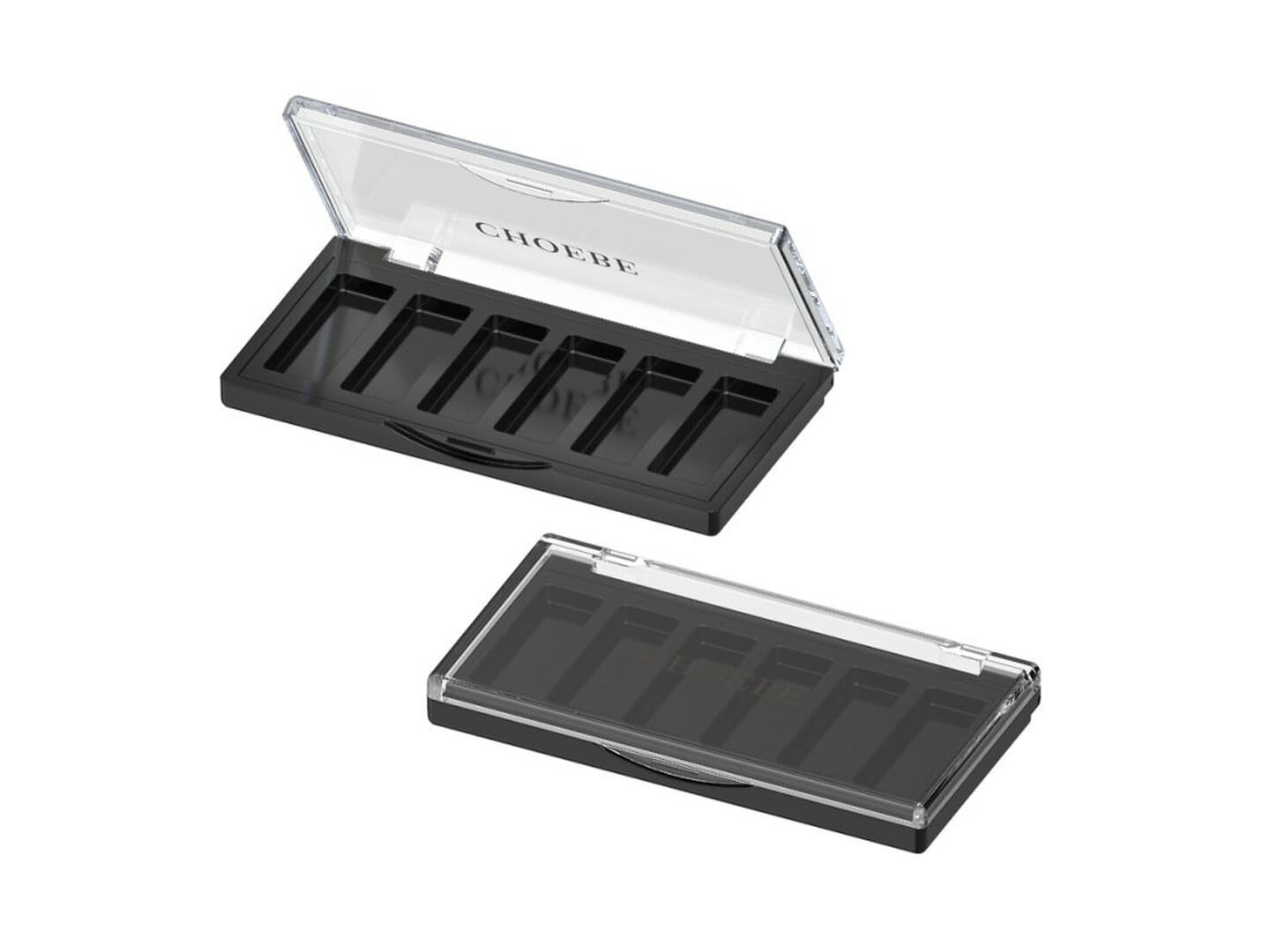 empty makeup palette transparent
