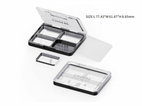 empty makeup palette transparent