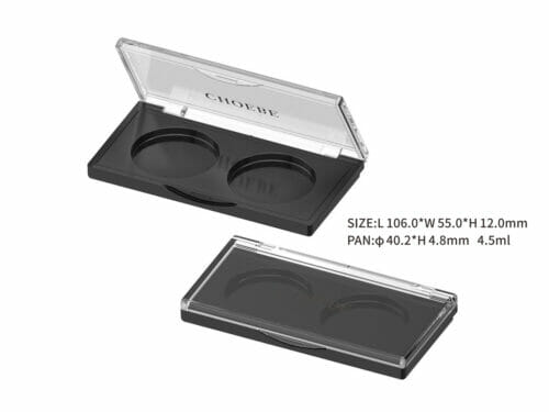empty makeup palette transparent