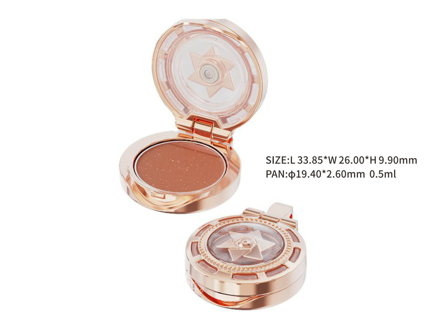 compact powder case