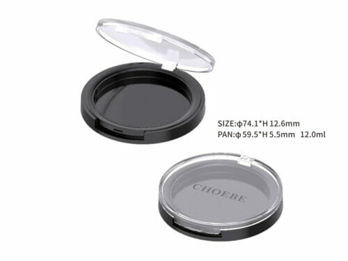 Compact Powder Case OEM Packaging | Transparent Cap