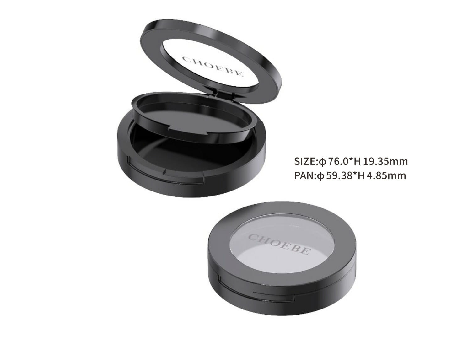 makeup compact case