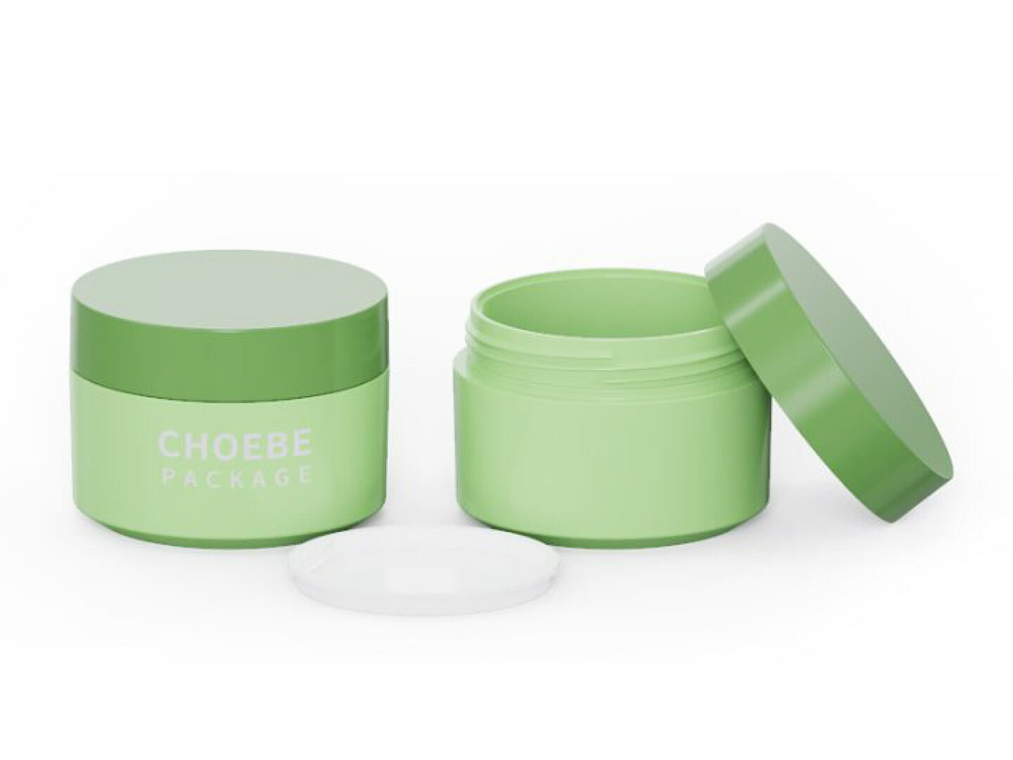 cosmetic jars with lids