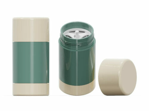 Deodorant Packaging Container with Screw-On Lid