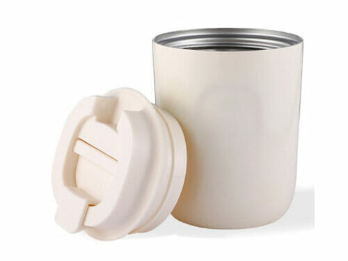 Stainless Steel Coffee Cup with Lid
