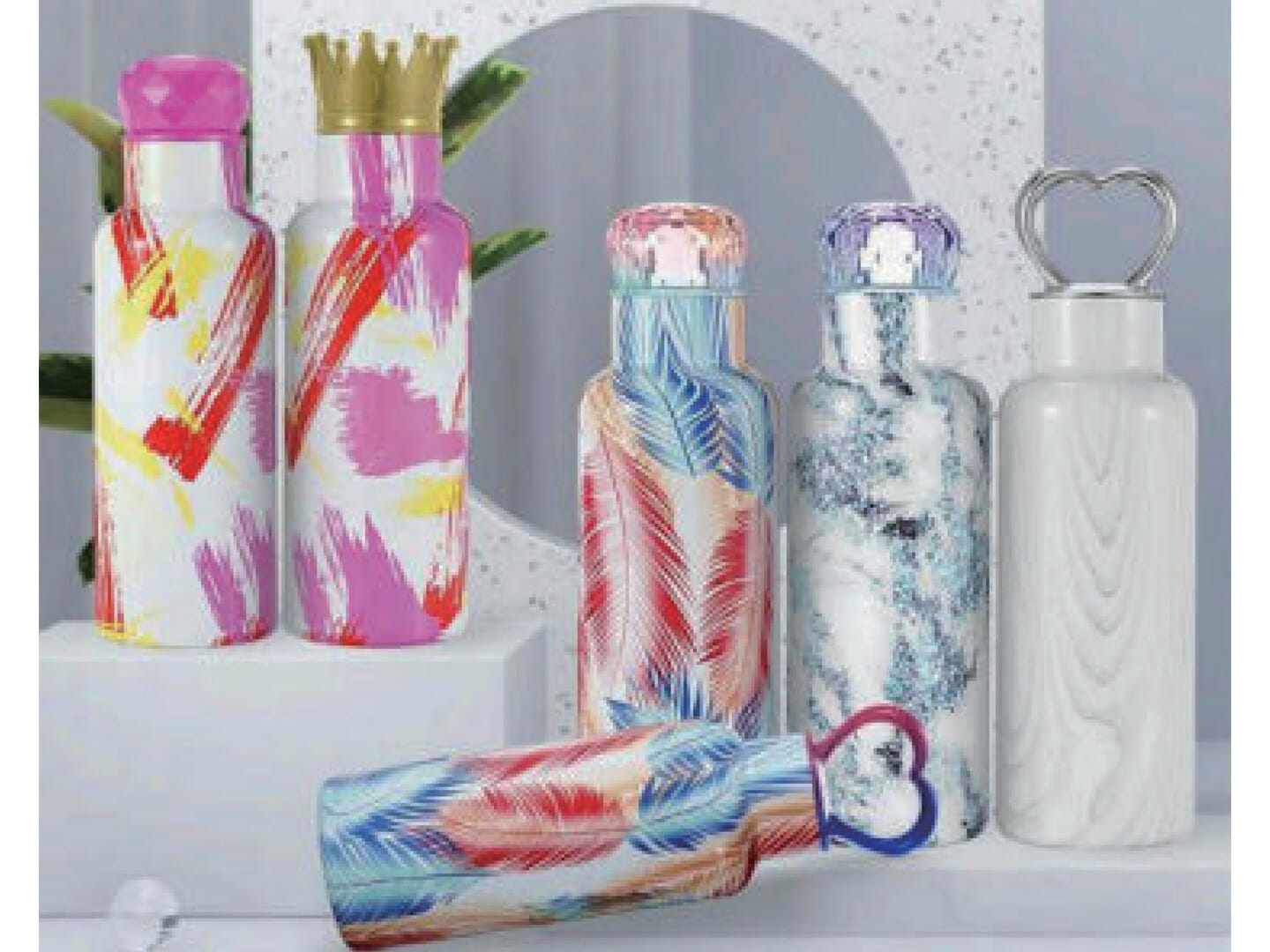 water bottle with handles