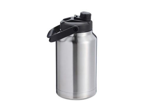 large stainless steel water bottle