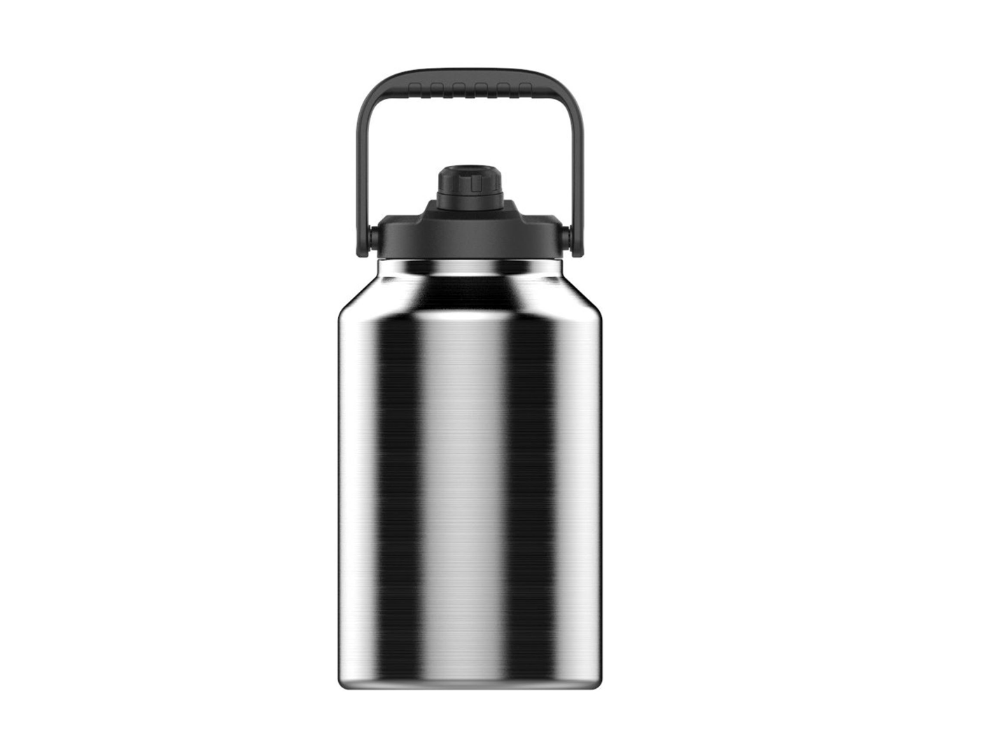 large stainless steel water bottle