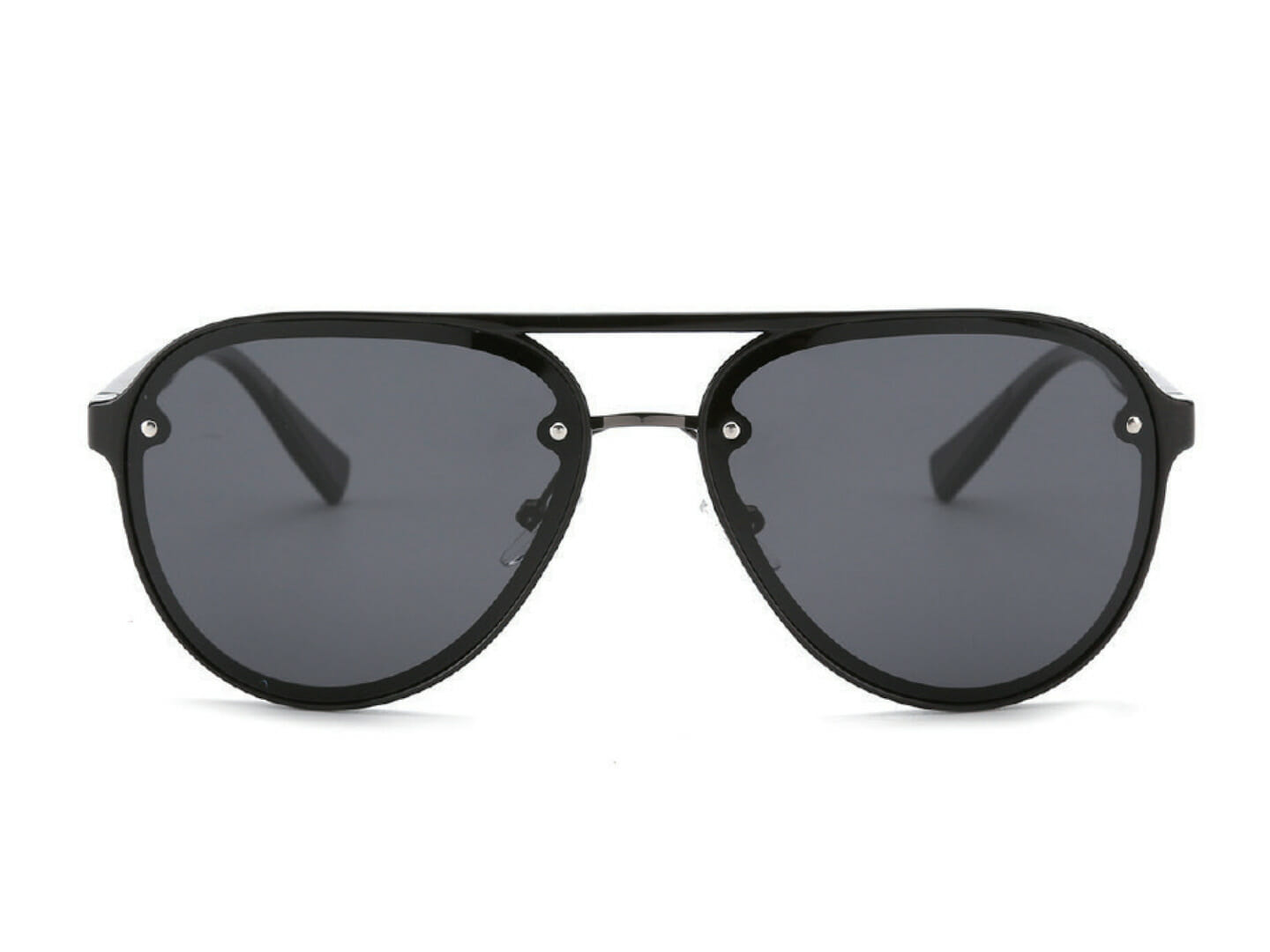 double bridge aviator sunglasses