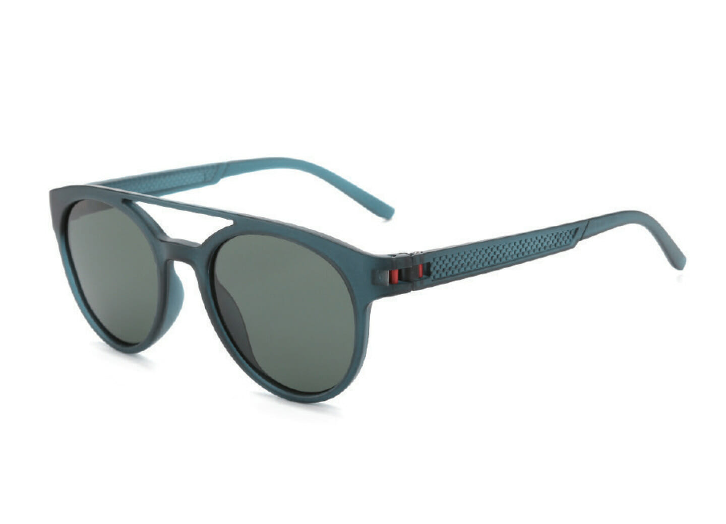 double bridge round sunglasses