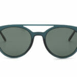 double bridge round sunglasses