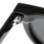 black Wayfarer sunglasses