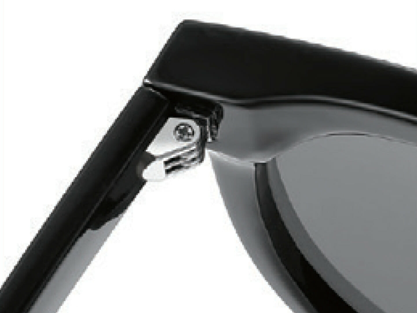 black Wayfarer sunglasses
