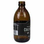 Boston round glass bottle