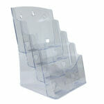 plastic brochure holder
