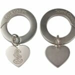 heart shaped key chain