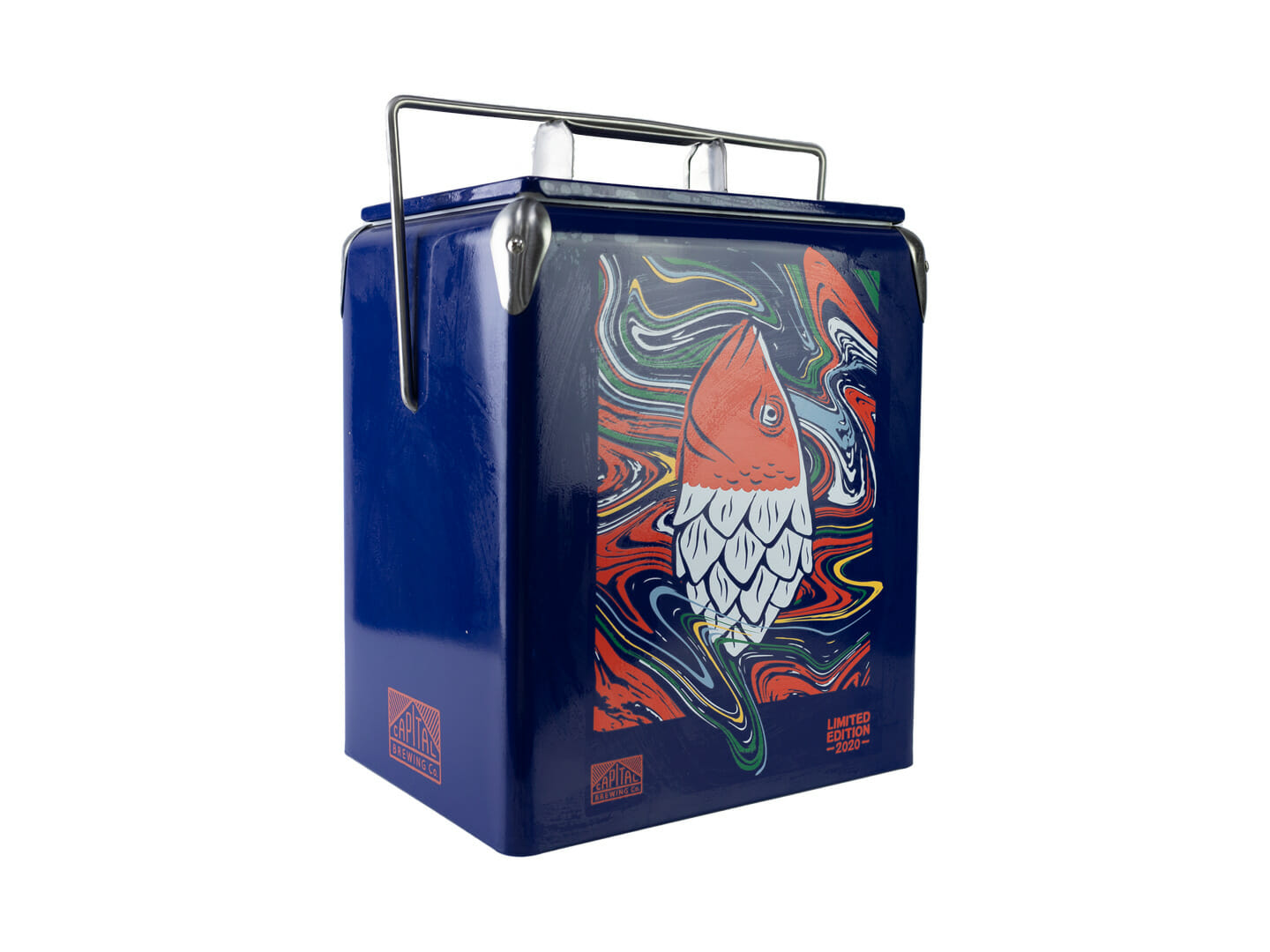 vintage metal coolers