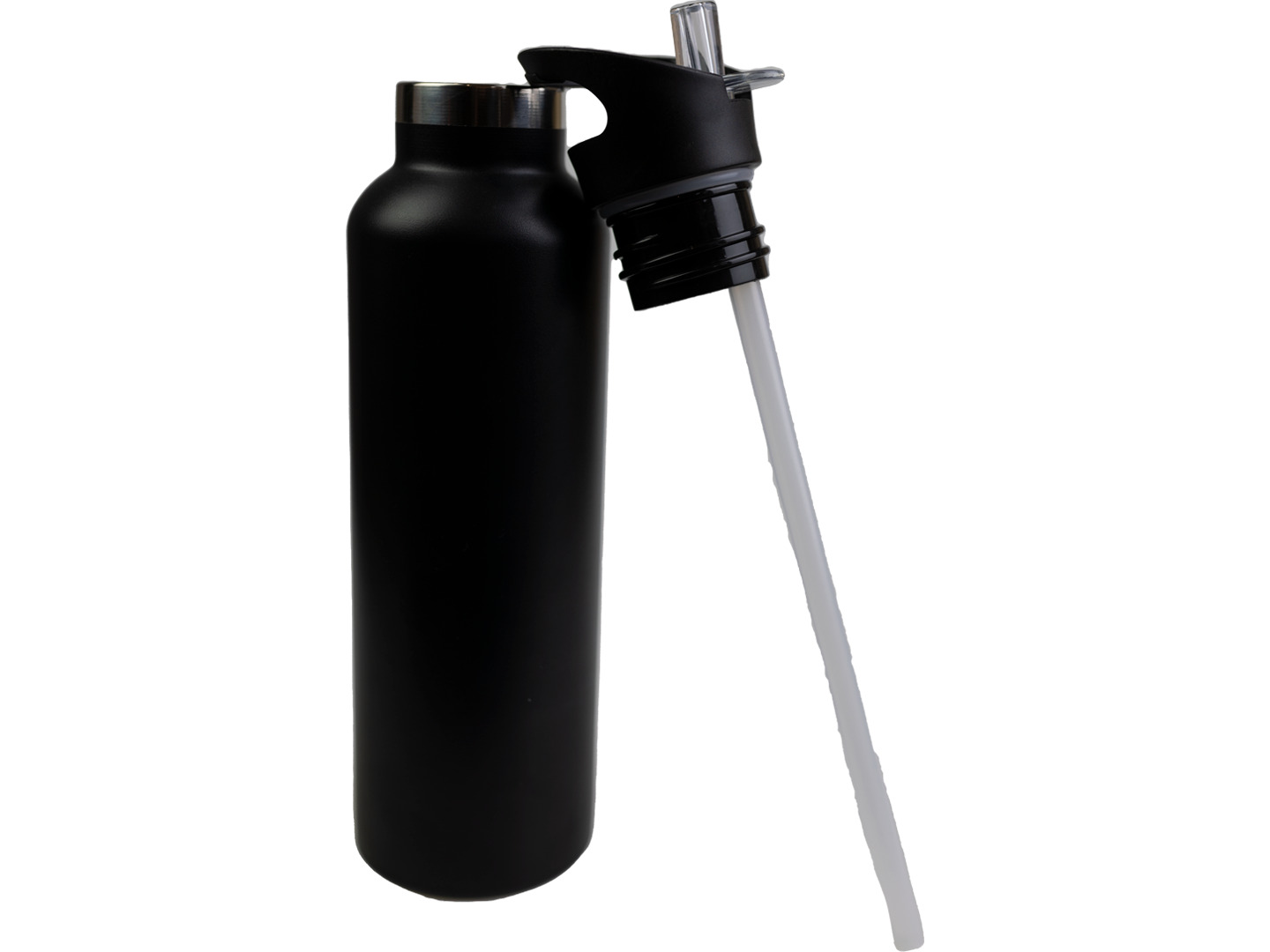 Stainless Steel Water Bottle With Straw