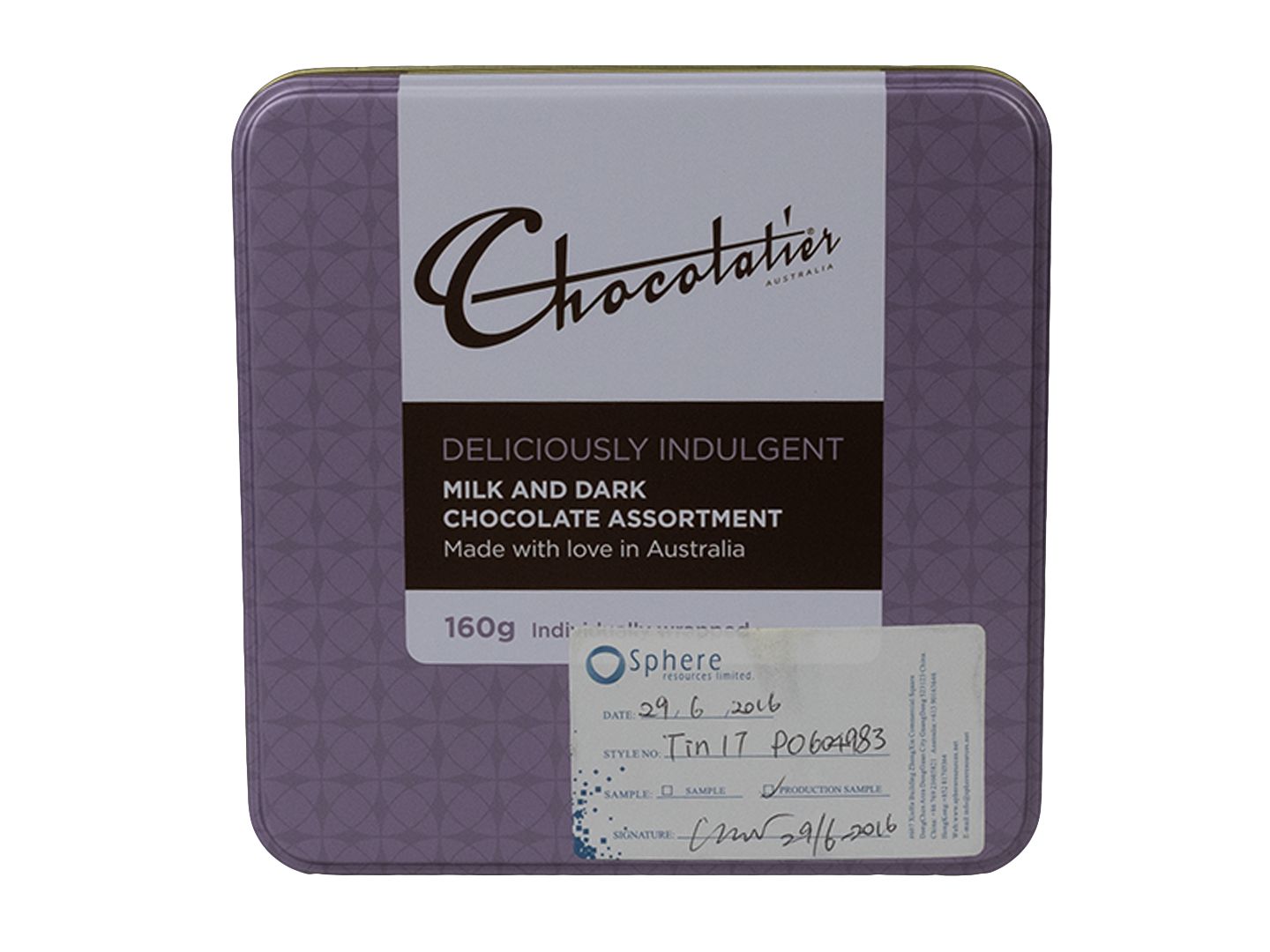 chocolate packaging