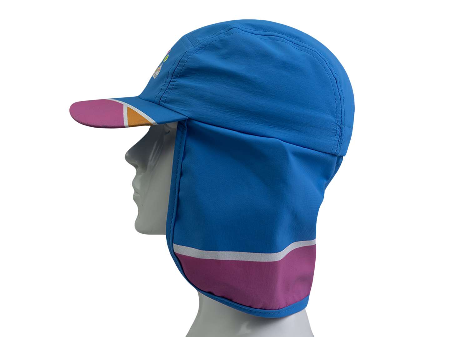 hat with neck flap
