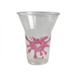 transparent plastic glass