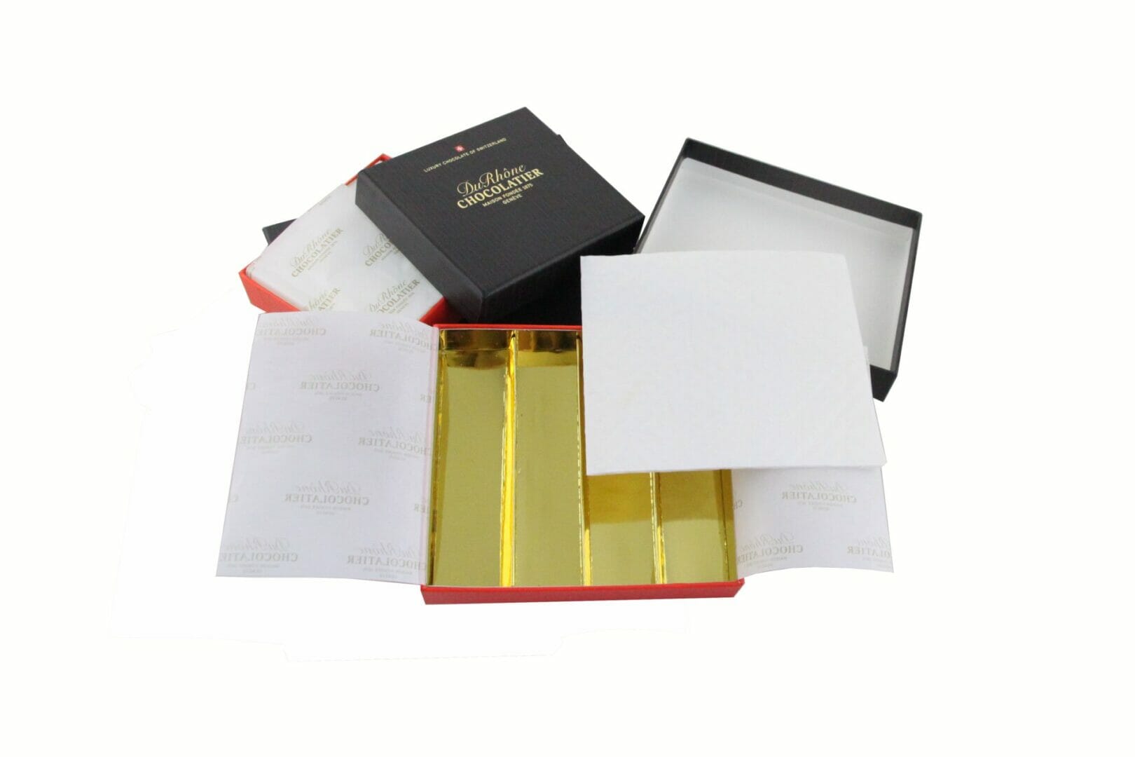 candy box with dividers