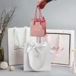 Custom Logo Luxury Fashion Shopping Retail Paper Bag With Ribbon Handle (3)
