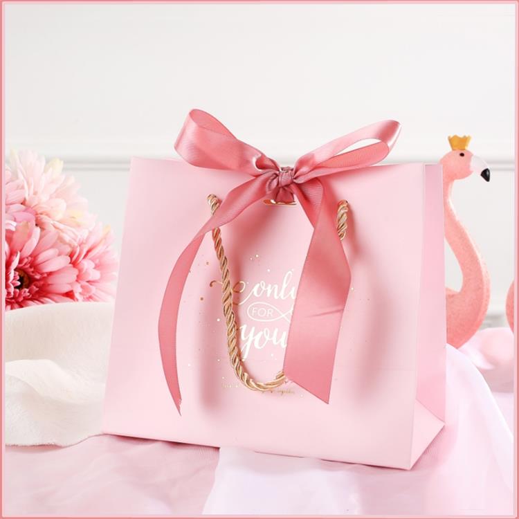 Bags with Logo & Ribbon Handle
