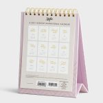 Custom Logo Printed Standing Flip Desktop Calendar (1)