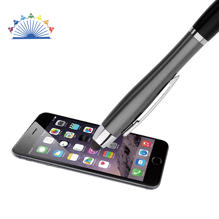 LED Light Up Custom Pen with Stylus on End (3)