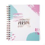 Custom Motivational Hard Cover Spiral Planner