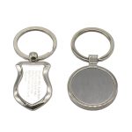 Gold Silver Plated Custom Logo Key Chain Tag