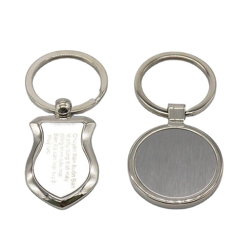 Gold Silver Plated Custom Logo Key Chain Tag