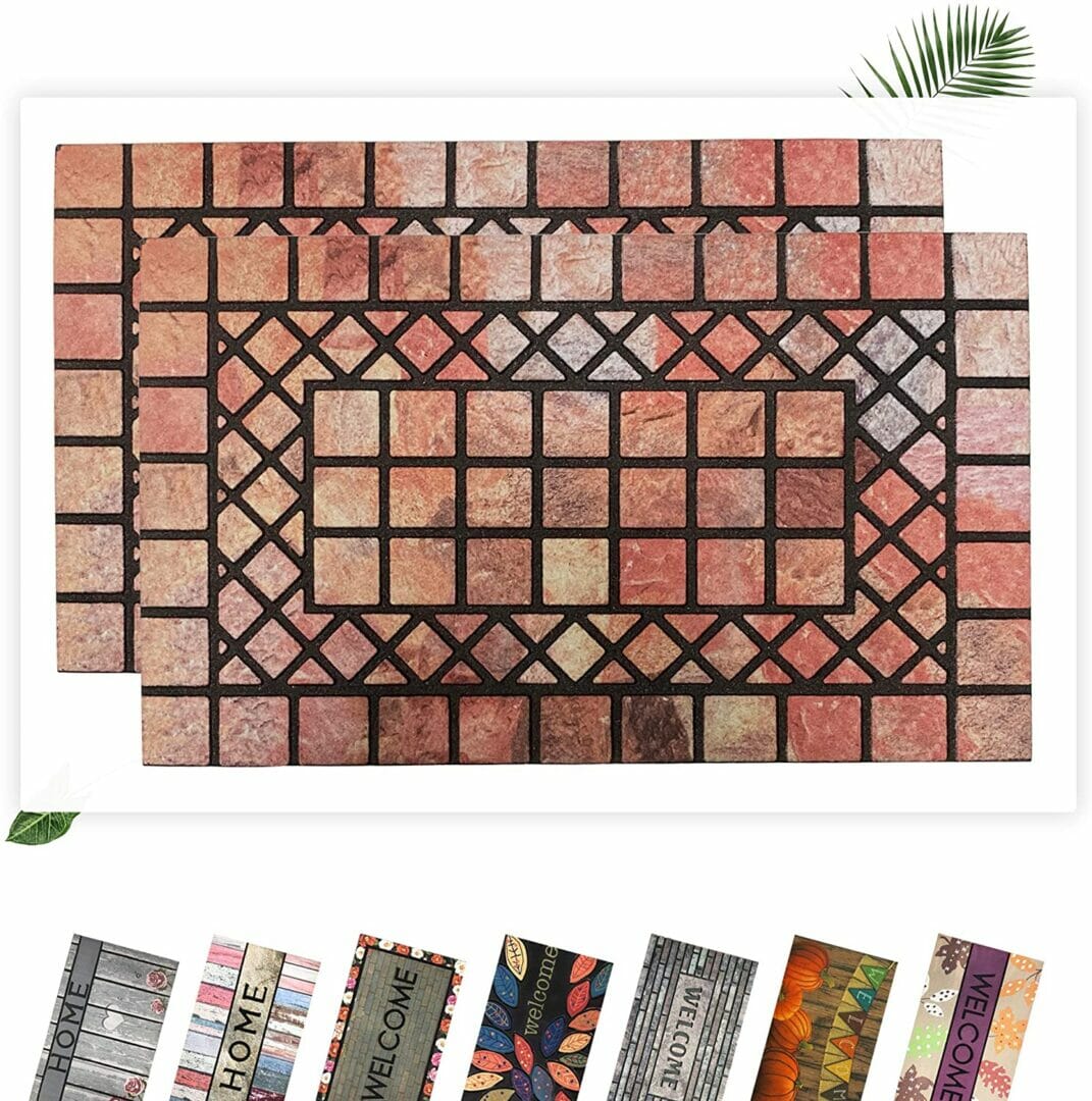 6.5mm Rubber-Backed Sublimation Printed Outdoor Welcome Doormats (1)