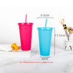 wholesale plastic cups with lids and straws