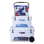 35QT Hard Sided Plastic Ice Cooler Box with Wheels (6)