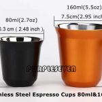 80-160 ml Double Wall coffee mug