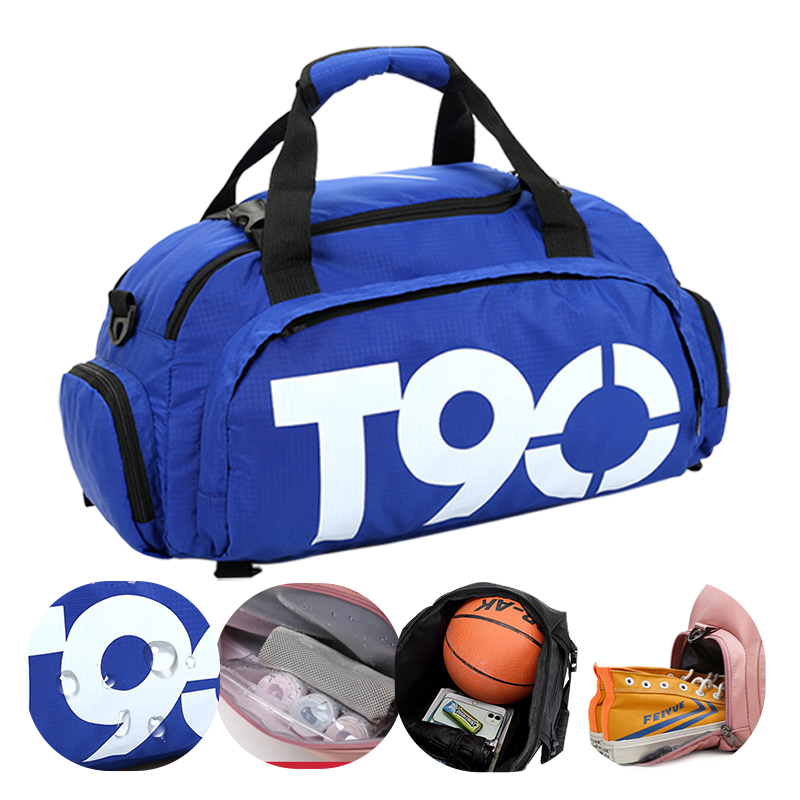Custom Logo Gym Duffel and Backpack Bag (3)