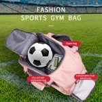 Custom Logo Gym Duffel and Backpack Bag (3)