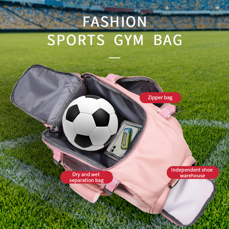 Custom Logo Gym Duffel and Backpack Bag (3)