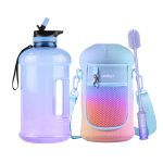 2.2L Sports Drinking Jug with Time Marker and Sleeve